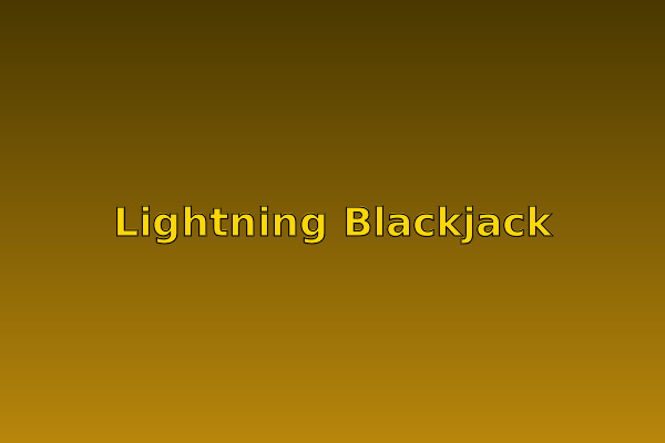 Lightning Blackjack