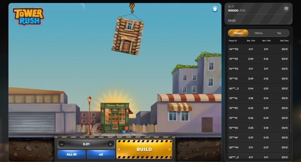 Tower Rush — краш-игра от Galaxsys