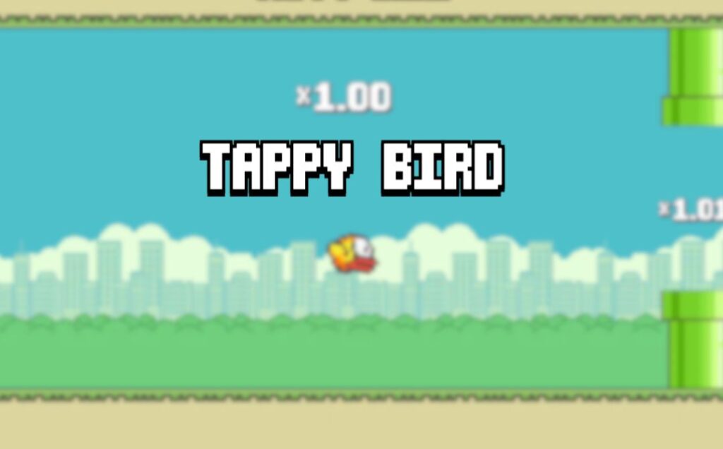 Tappy Bird 100HP Gaming — краш-игра, скриншот